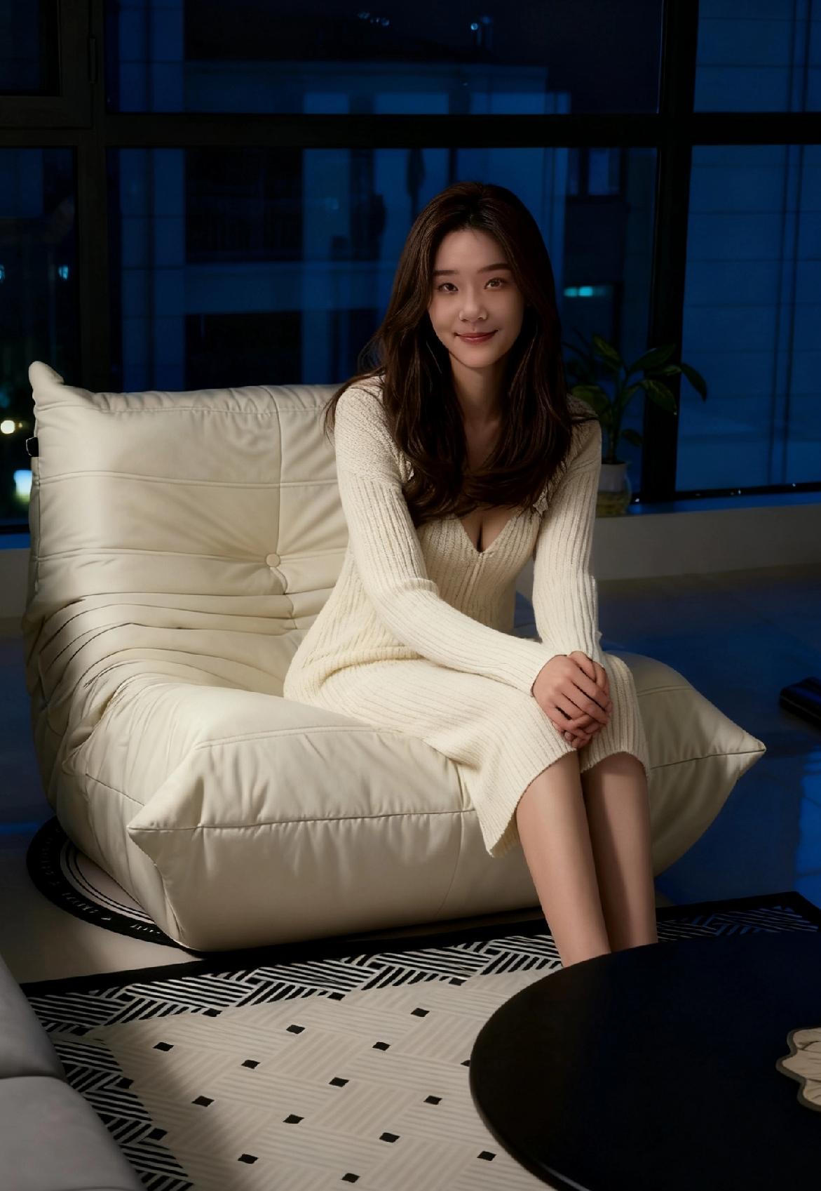 窗前的沙发上一个人枯坐不敢回头看对面的万家灯火~每一盏灯都像一个温