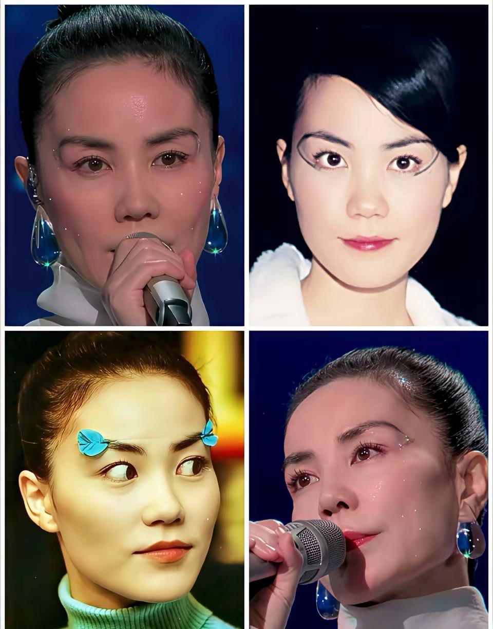 别再盯着王菲的眉毛较劲了。早期演唱会她就没按常理出过牌——98年唱《红豆》