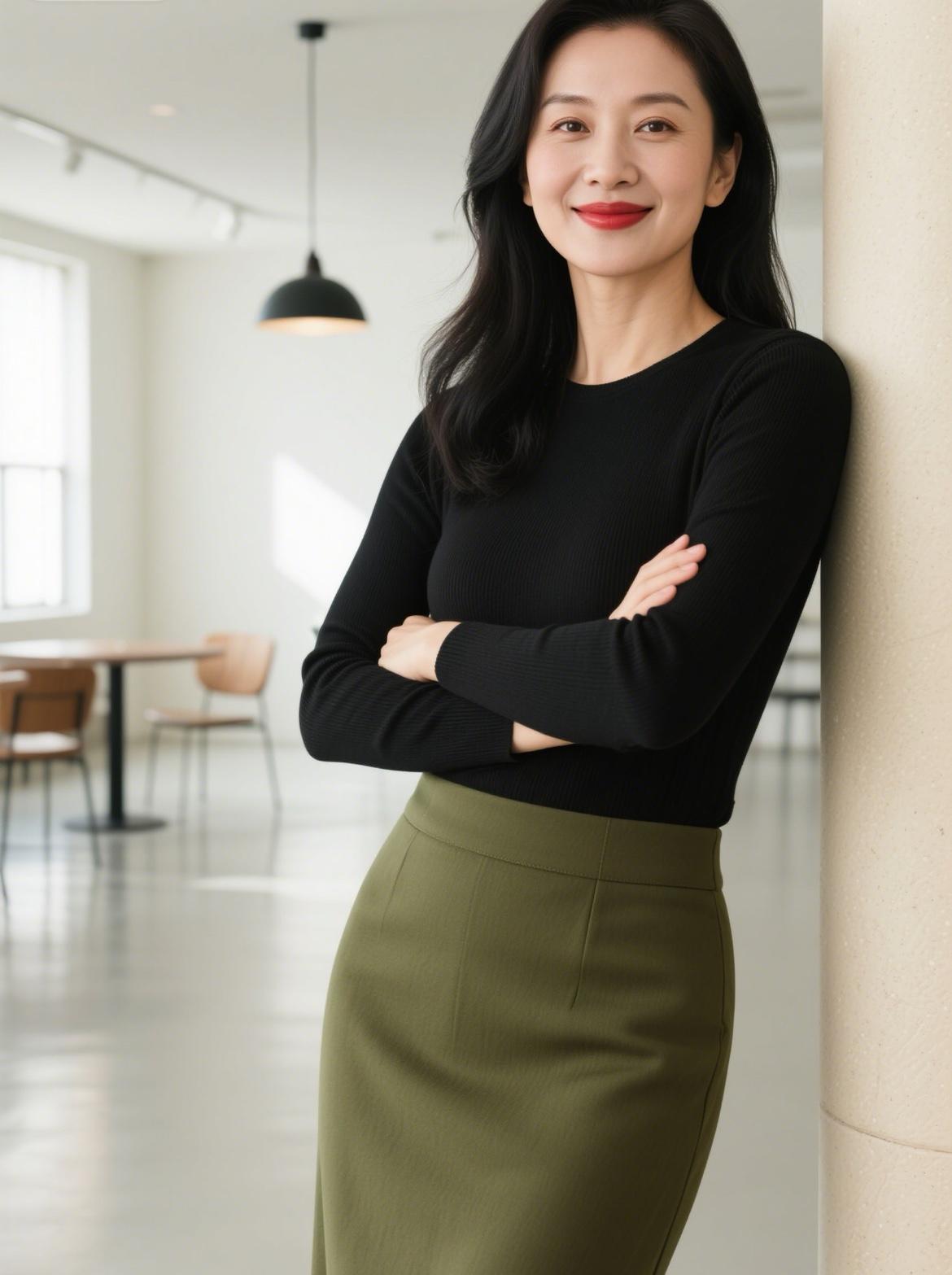 也许50岁的样子，也是特别好看特别迷人的吧…