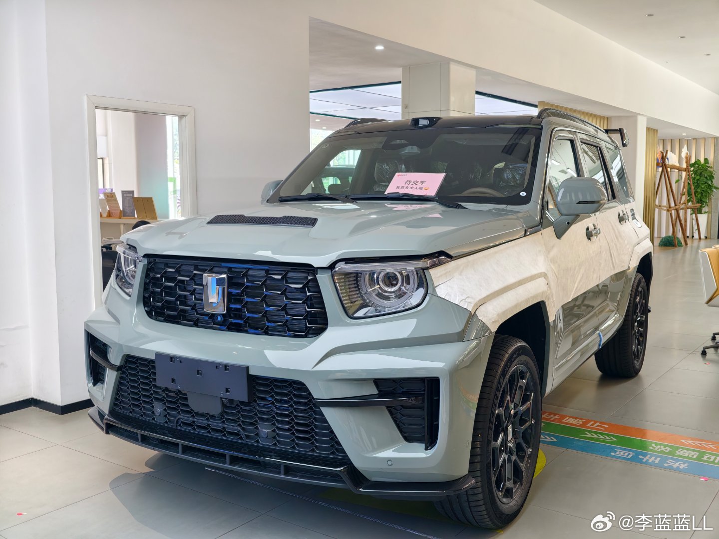 哈哈哈，终于摸到我的坦克700啦！！先合个照，好看吧？