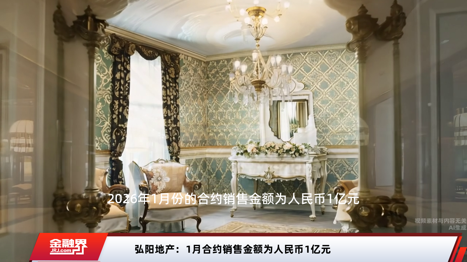 弘阳地产1月合约销售达1亿元，首月业绩亮眼