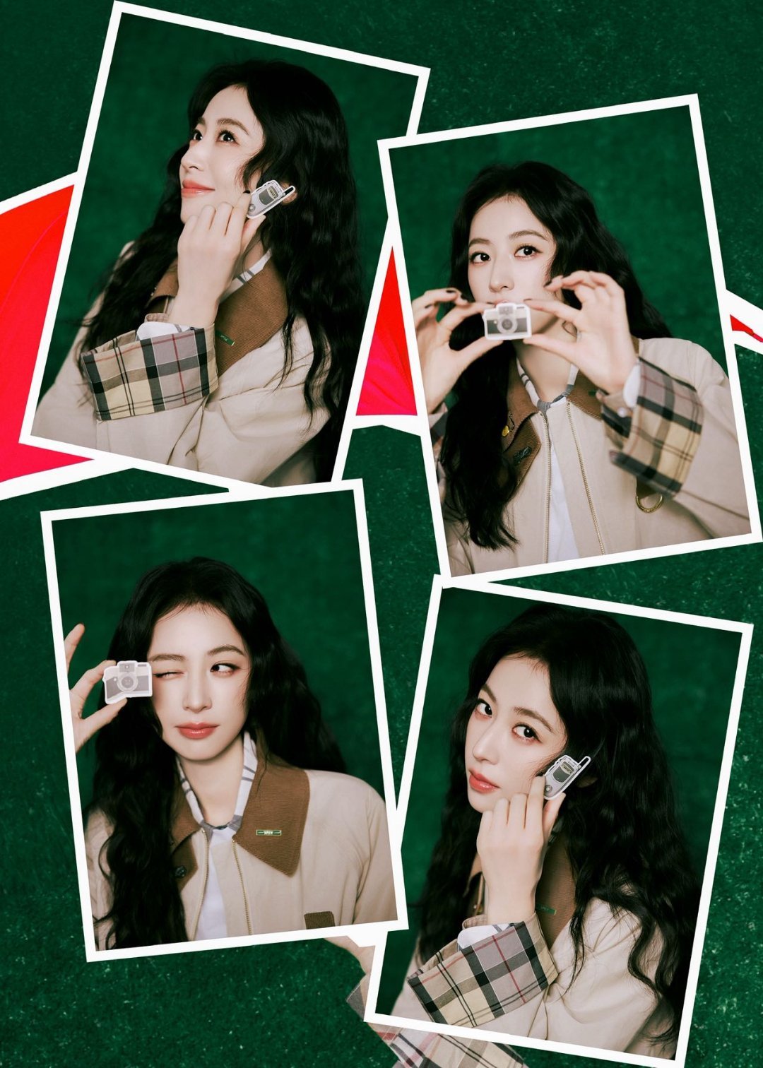 【周雨彤工装也好甜】 行走的穿搭灵感本人！周雨彤把春日氛围感穿在了身上，工装风随