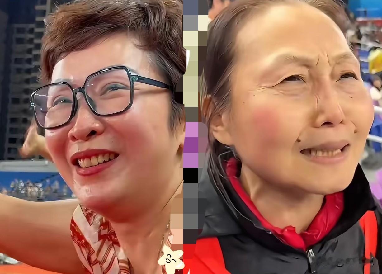 同样是女儿夺冠，两位母亲的表达方式却很不同。​吴艳妮妈妈一句“你是全国人民的