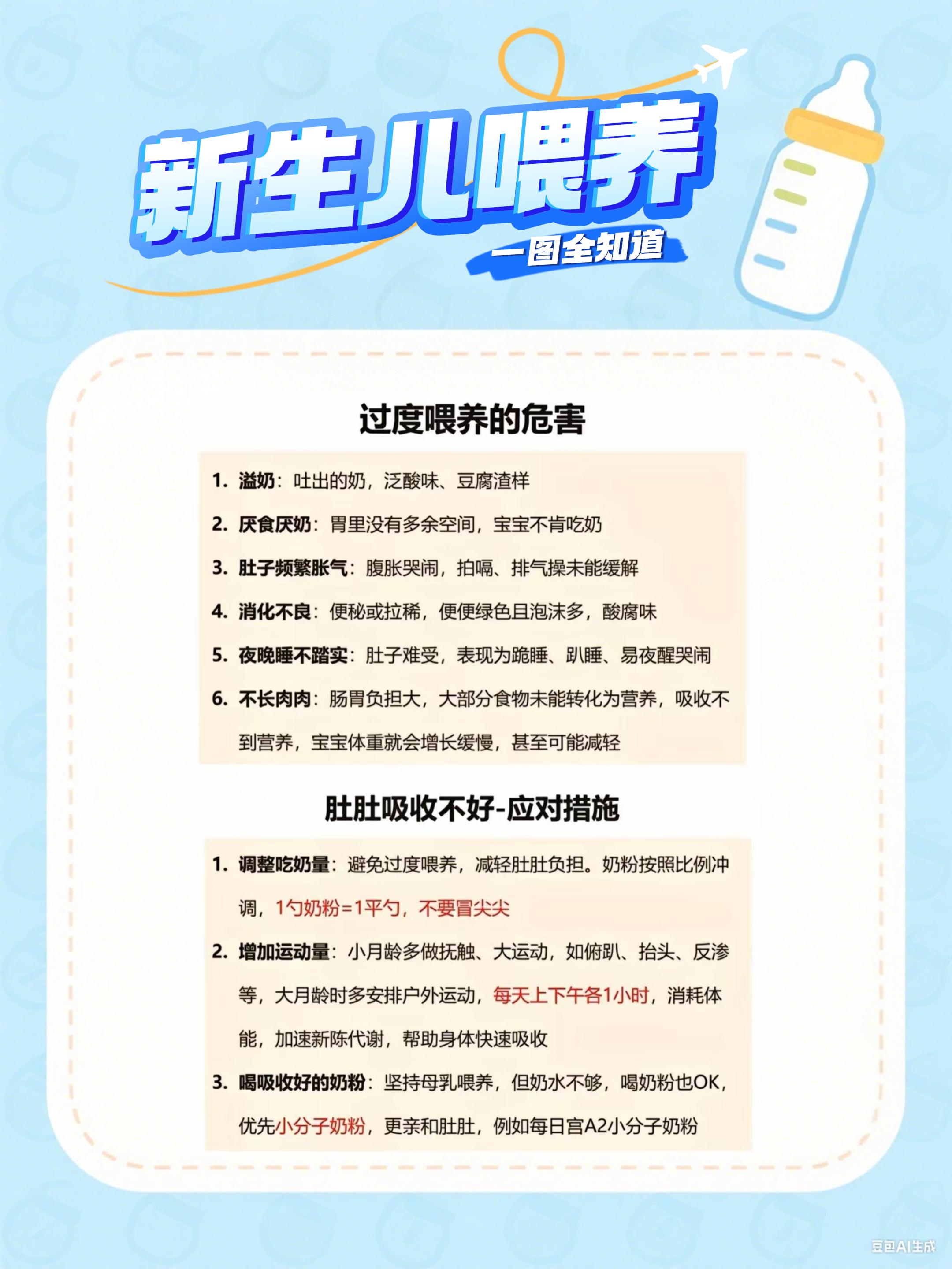 新手爸妈必看！新生儿喂养超全指南来了 。是不是还在为新生儿咋喂奶、喂多...