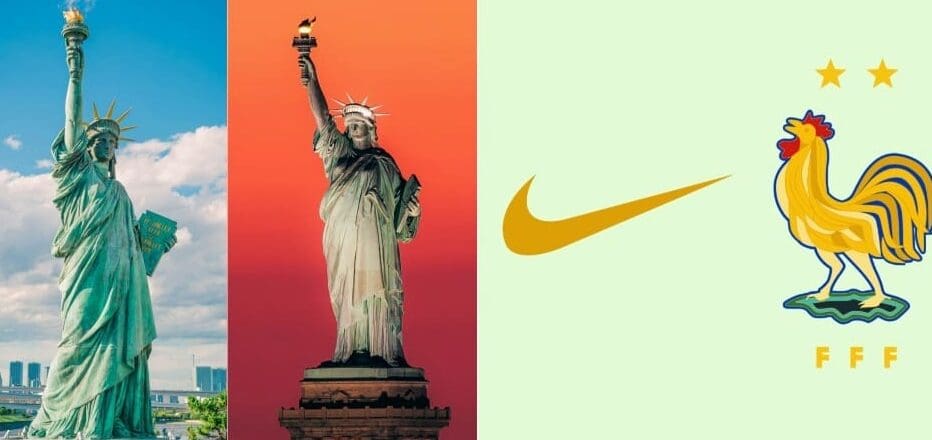 法国队2026世界杯球衣为薄荷绿, 致敬自由女神像