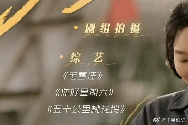 桃花坞的阵容出来了，3月份就要开录了，阵容如何