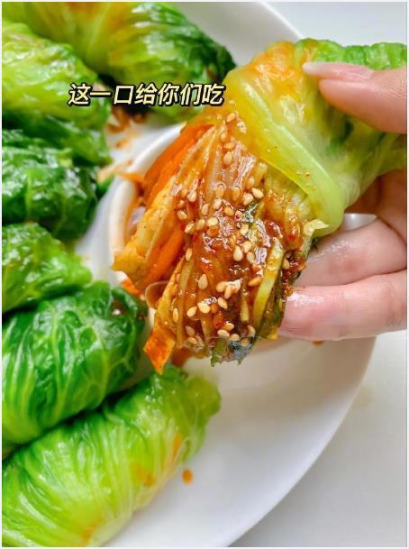 又减脂又好吃的包生菜，一口一个吃起来真的太爽了！