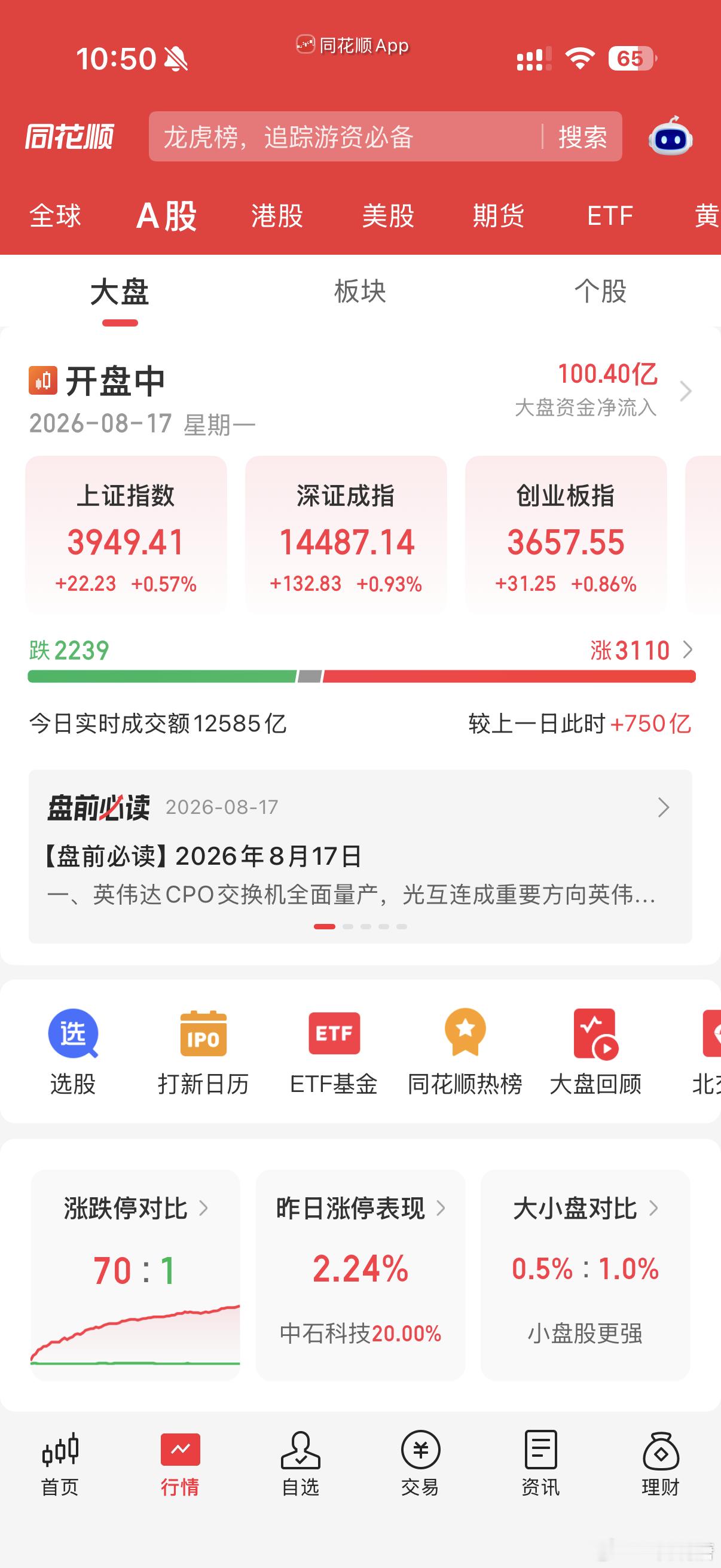 真的牛来了，A股港股全红！我几个炒股的朋友群里都在喊要去支持了，感觉这样《牛来》