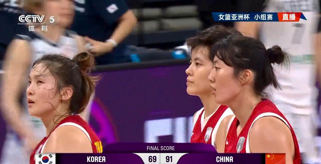 91:69！赛前没想到，中国女篮大胜韩国女篮。是韩国女篮弱了，还是中国女篮更强