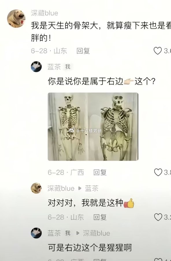 天生骨架大是这样的