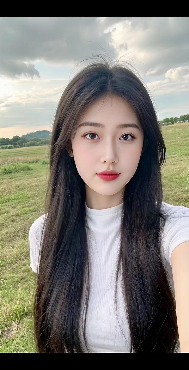 清纯甜美简约穿搭耐看型小姐姐