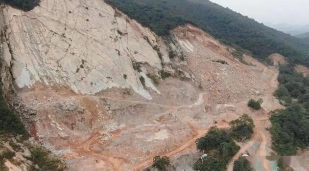 广西柳州1420万吨石灰岩矿项目落地施工