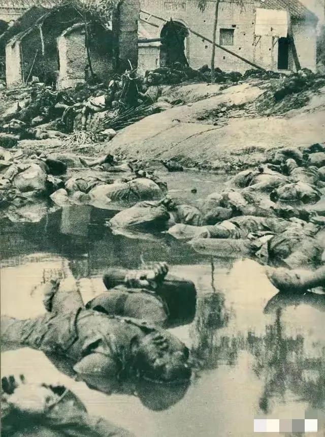 1938年5月，日军第13师团攻占安徽省蒙城县后，他们将幸存的士兵用铁
