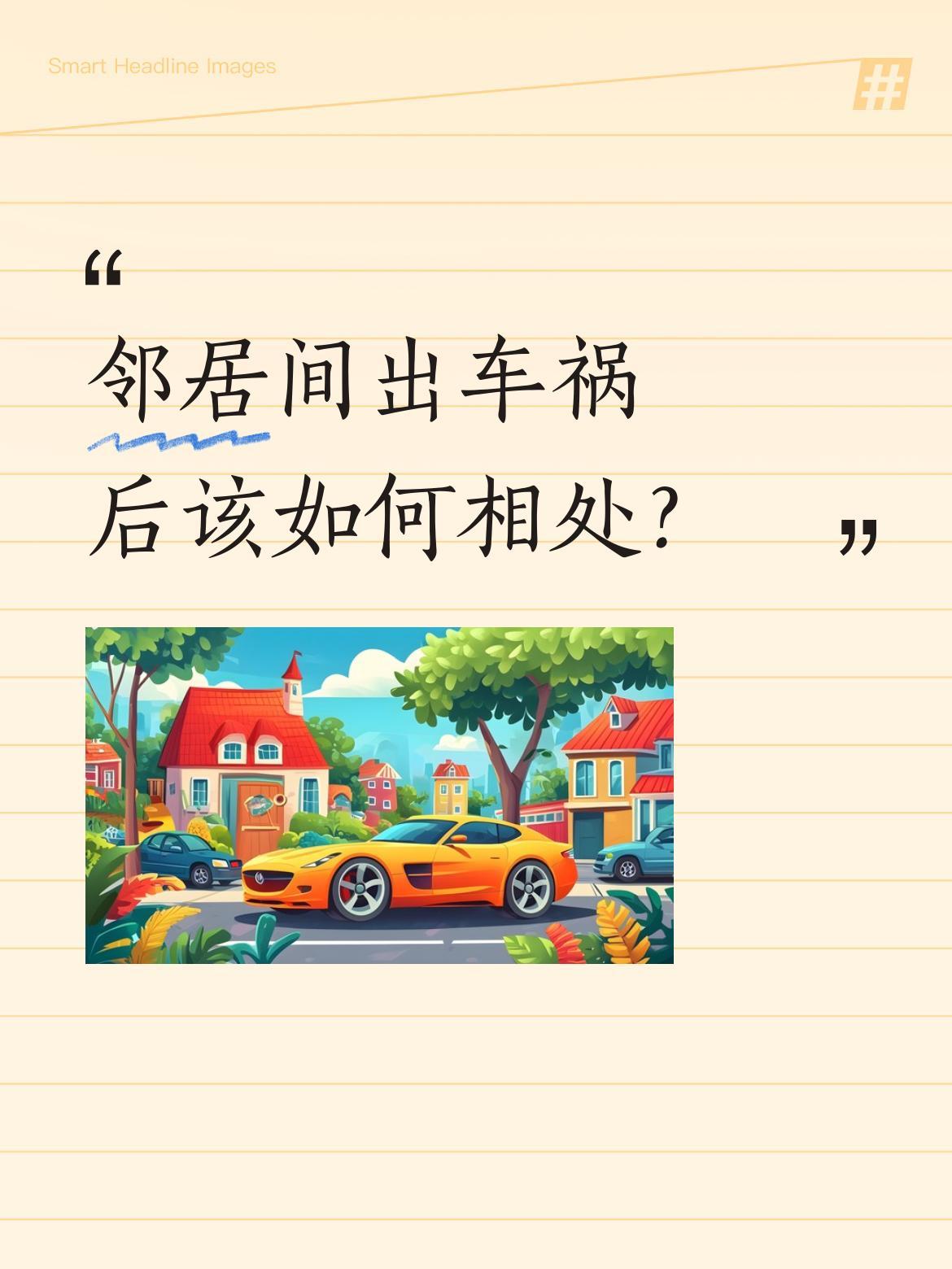 邻居间出车祸后该如何相处？一位老太太搭邻居车时遇车祸，双方都受伤住院。出院后，