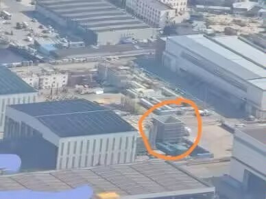 北方某地航拍图[并不简单]有屏蔽箱的图，坞内更详细的图还是得看高清卫星图[思