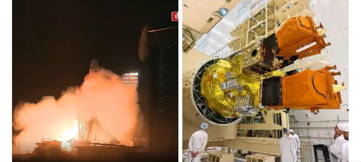 俄罗斯在东方航天发射场成功发射了一枚携带2颗“Aist-2T”成像卫星和50颗小
