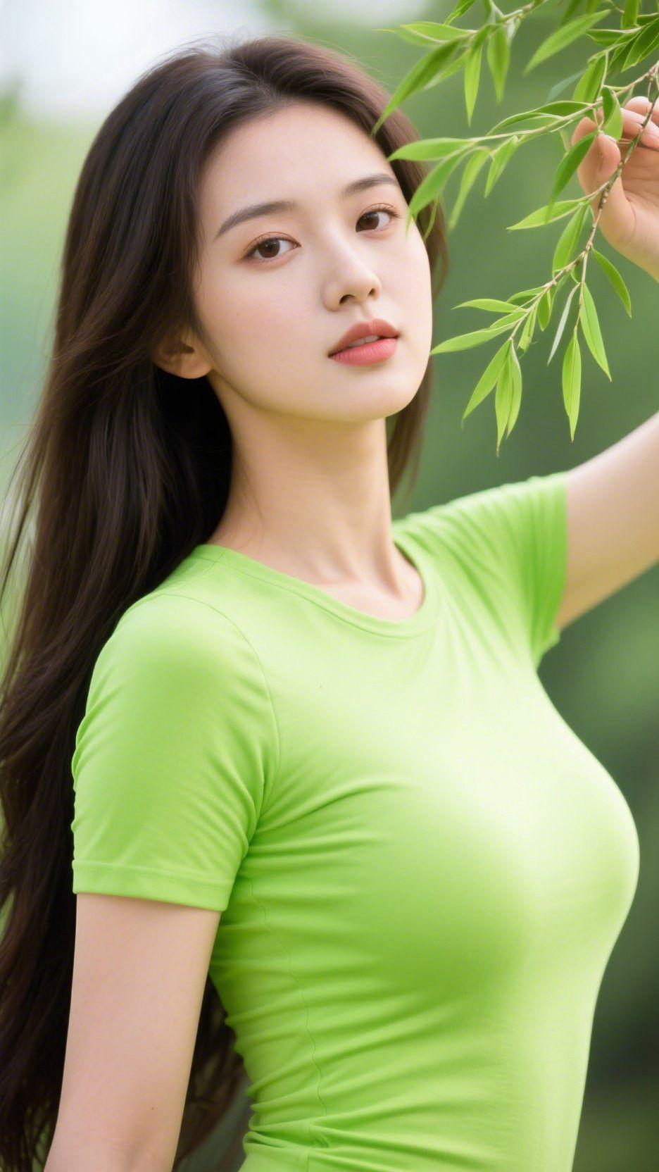 《晴郊竹影》晴郊翠色漫汀洲，风曳新篁影自浮。叶凝晓露沾轻润，枝绕寒烟