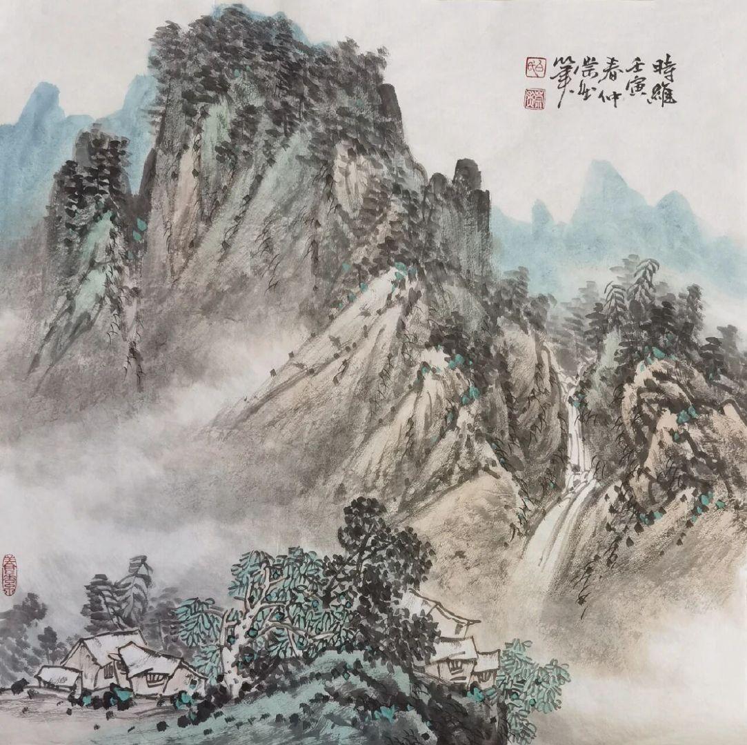 白崇然《妙造自然》：笔墨与天地的对话白崇然的“妙造自然”，并非复刻山水，而是