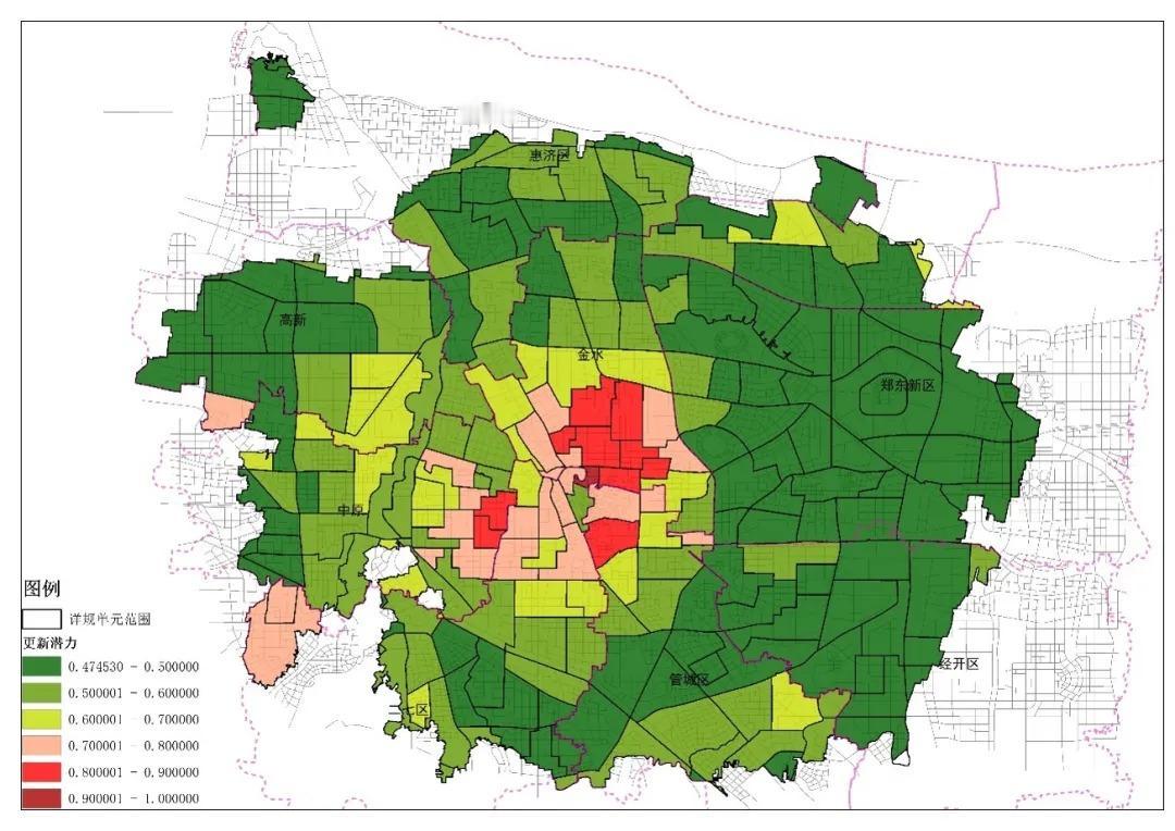原来郑州主城区最具潜力更新的区域是这些！获悉，为推进国土空间规划实施监督和城市