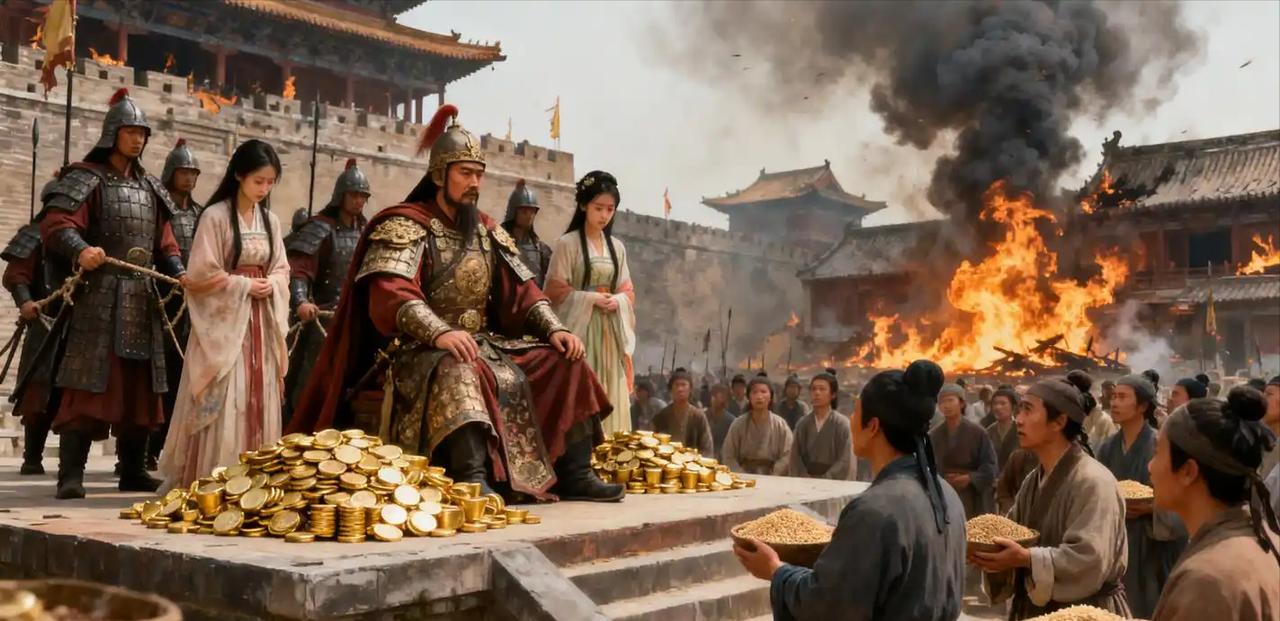 靖康之耻，耻到什么程度？公主被售卖，三千嫔妃行牵羊礼！ 皇帝和太子，被敌人像