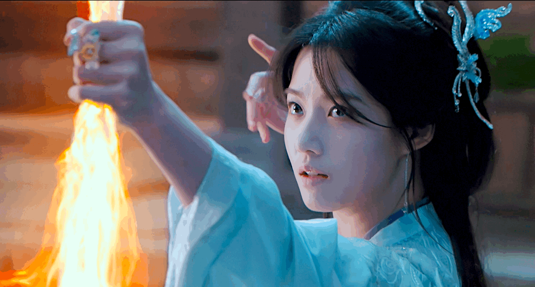 卢昱晓神女拉弓镜头绝了绝了！卢昱晓的神女拉弓镜头简直美到犯规！素手轻扬，搭上弓