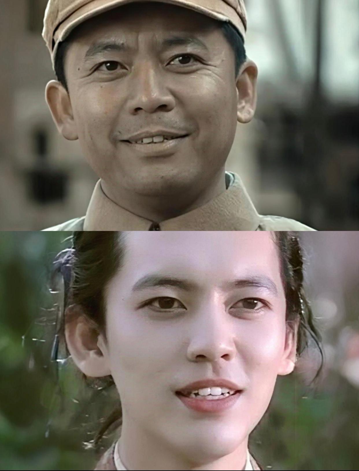 除了牙真看不出这是同一个人，现在演员都整牙，齐刷刷白花花说话包不住嘴一笑还挺