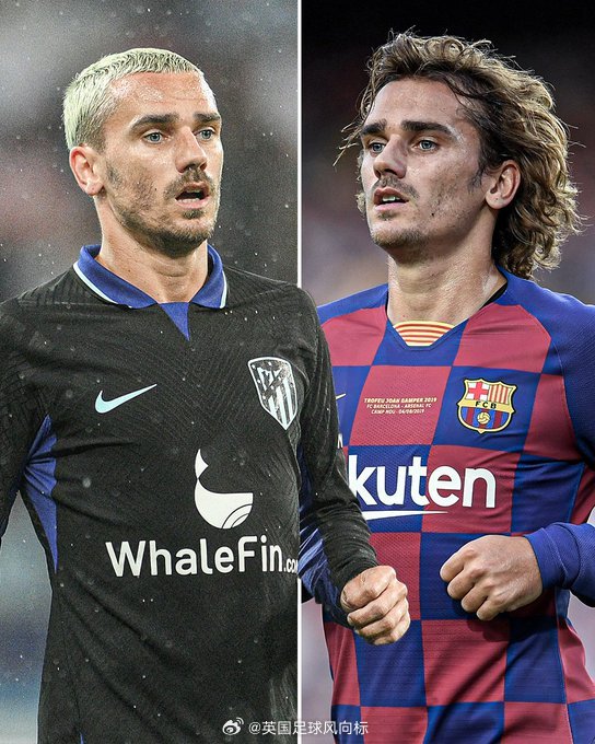 【球运】格里兹曼在西甲踢了16年，先后效力皇家社会、马竞和巴萨，从未获得过西甲冠