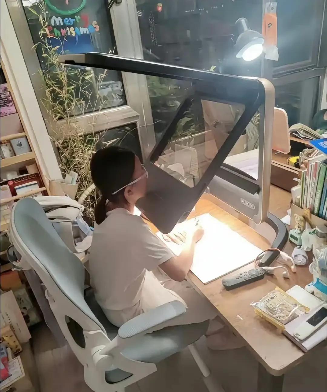 现代孝子是不近视不驼背，也就有了防近视防驼背的需求，这压力又转嫁到家长身上了。据