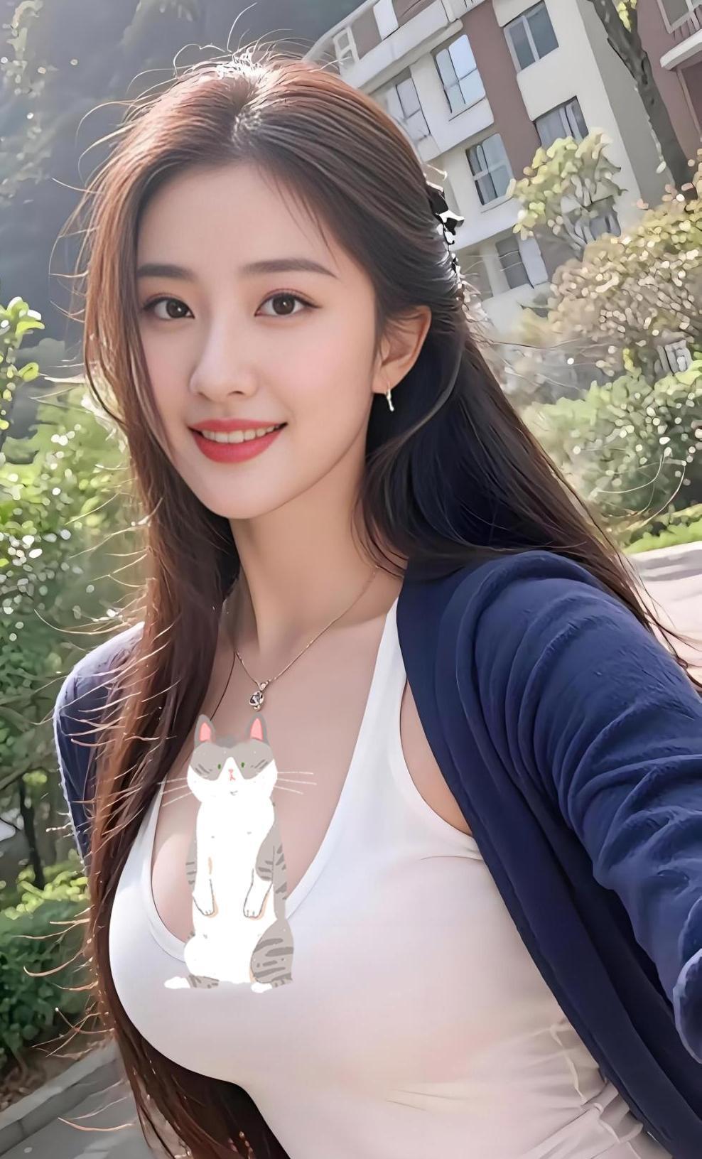 哇，这美女太养眼啦😍一眼就沦陷，爱了爱了💖