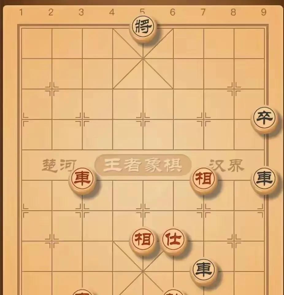 “我双车错，你错不了，”黑方老头面带笑容，自信满满的说道。我想了想，黑棋双车错