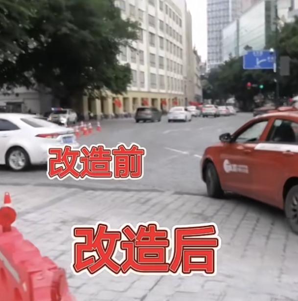 广州海珠广场周边的“搓衣板”路面自2月中旬就说围敝动工重铺，现在都已经快5月中旬