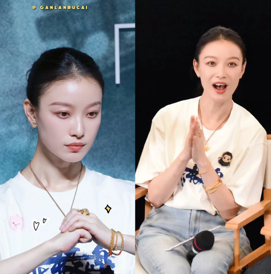 研究了大半天，终于从倪妮身上发现了一个秘密。那就是女人可以胖，可以瘦，但