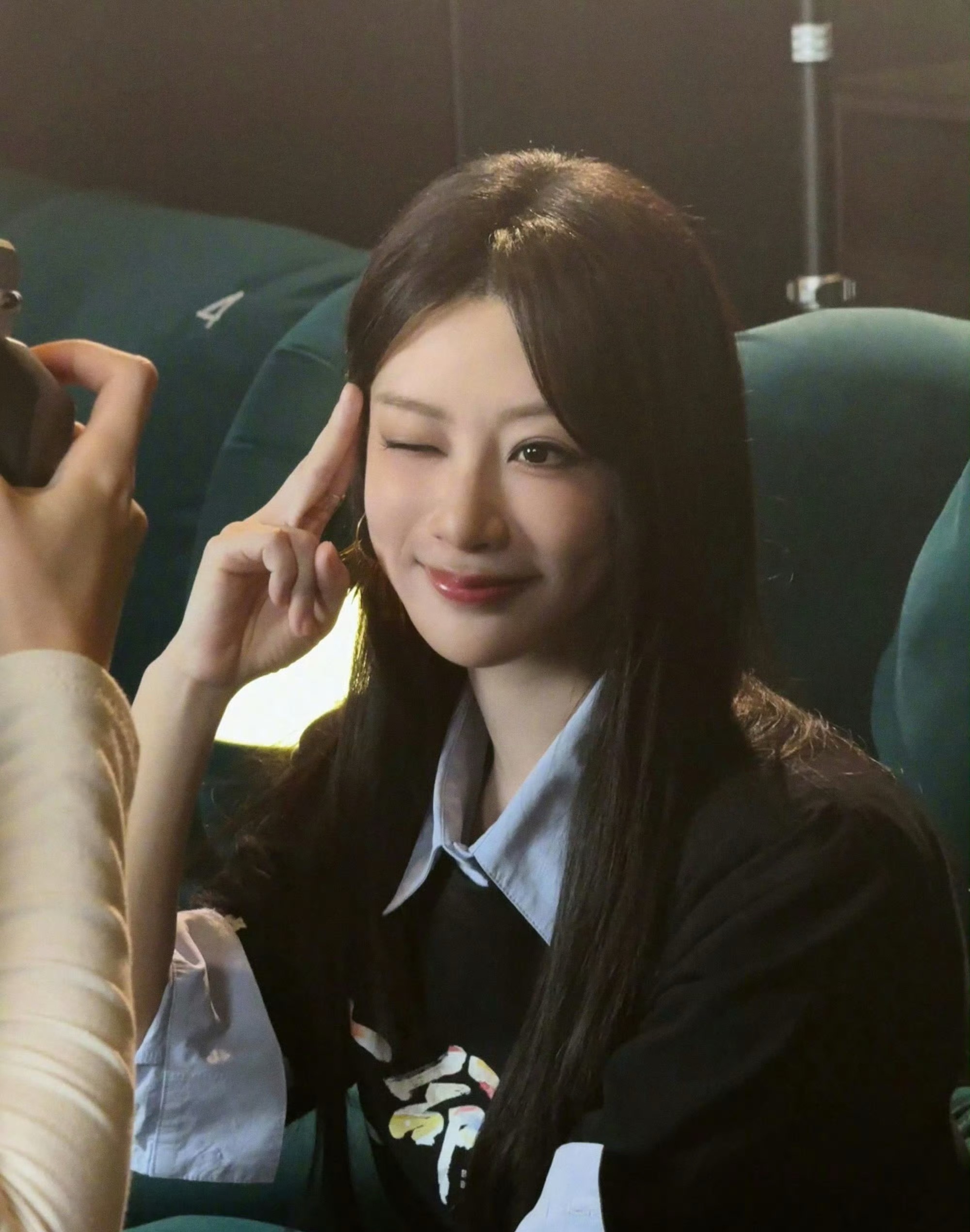 杨紫突然笑的这一下好明媚好明艳的大美人～