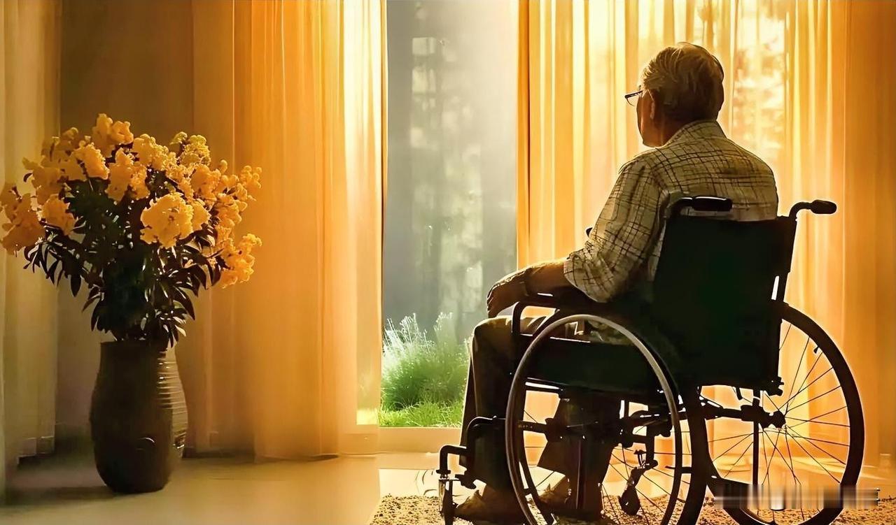 上海，一六旬大爷凌晨在养老院睡不着，大吼大叫。护理人员没办法，便将大爷推到大厅，