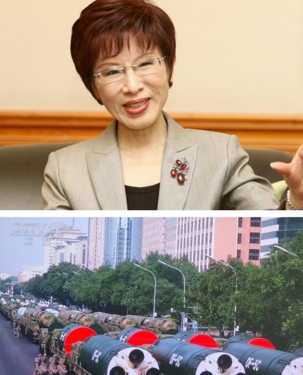 洪秀柱说出了10年前不愿意参加中国阅兵的原因。洪秀柱说当时的中台关系正好，中