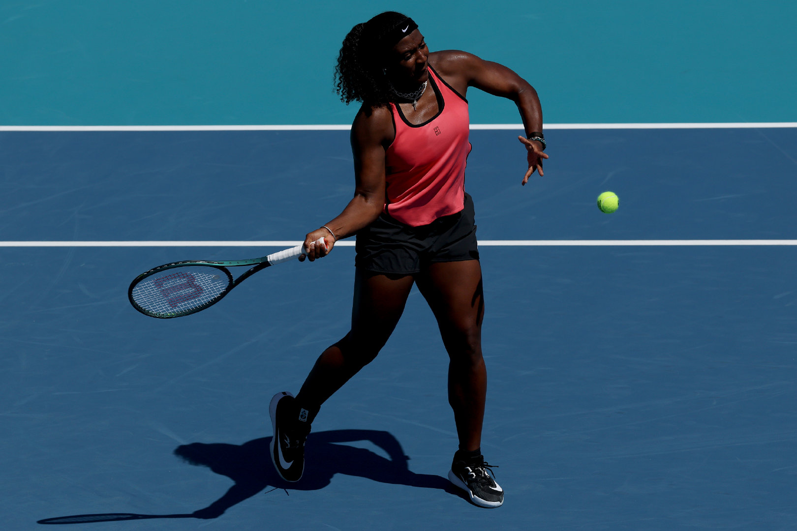 新的突破WTA1000迈阿密站第四轮，巴普蒂斯特6-36-4完胜25号种子奥斯