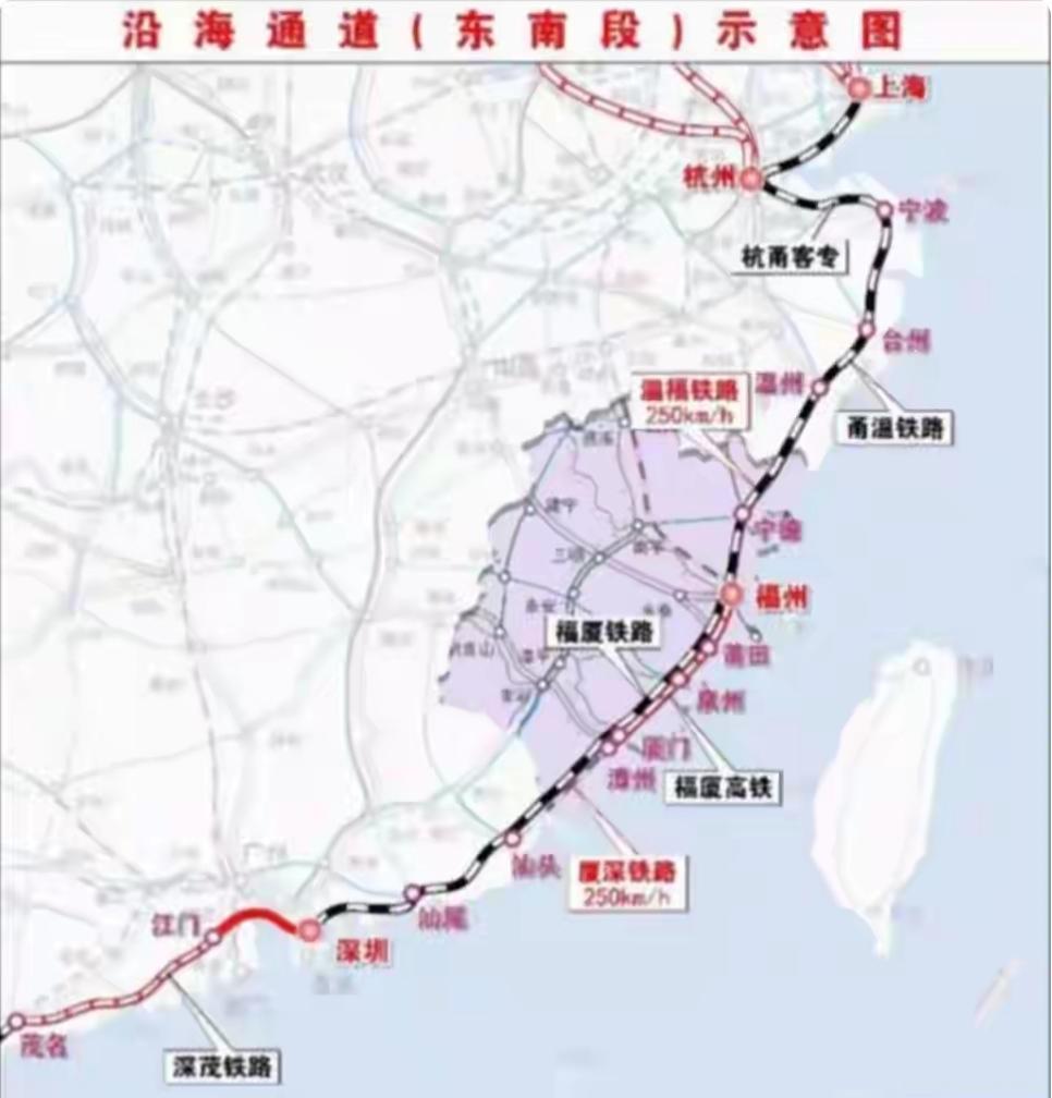 温州至福州高铁：沿海大动脉加速贯通作为国家沿海高铁大通道的关键一环，温州至福