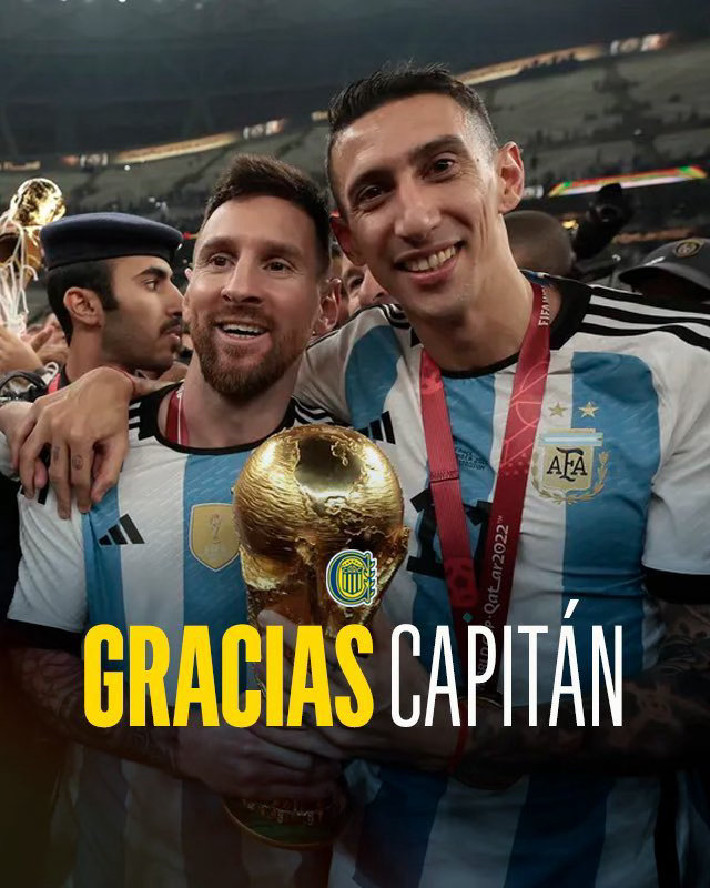 👑梅西宣布从阿根延国家队退役🚨金球奖社媒：“永恒的传奇🇦🇷✨从年少时