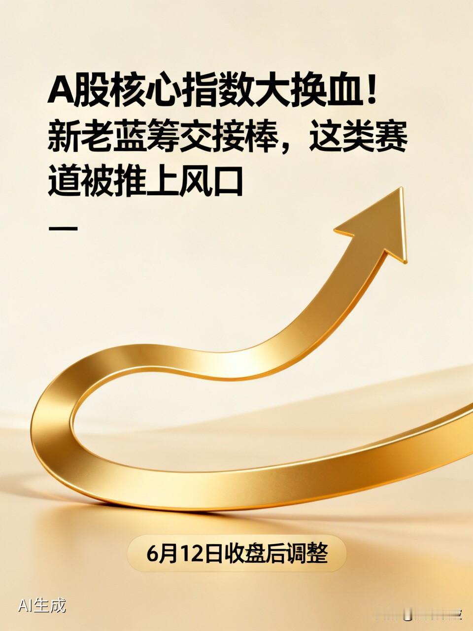 A股核心指数大换血！新老蓝筹交接棒，这类赛道被推上风口就在下周四（6月1