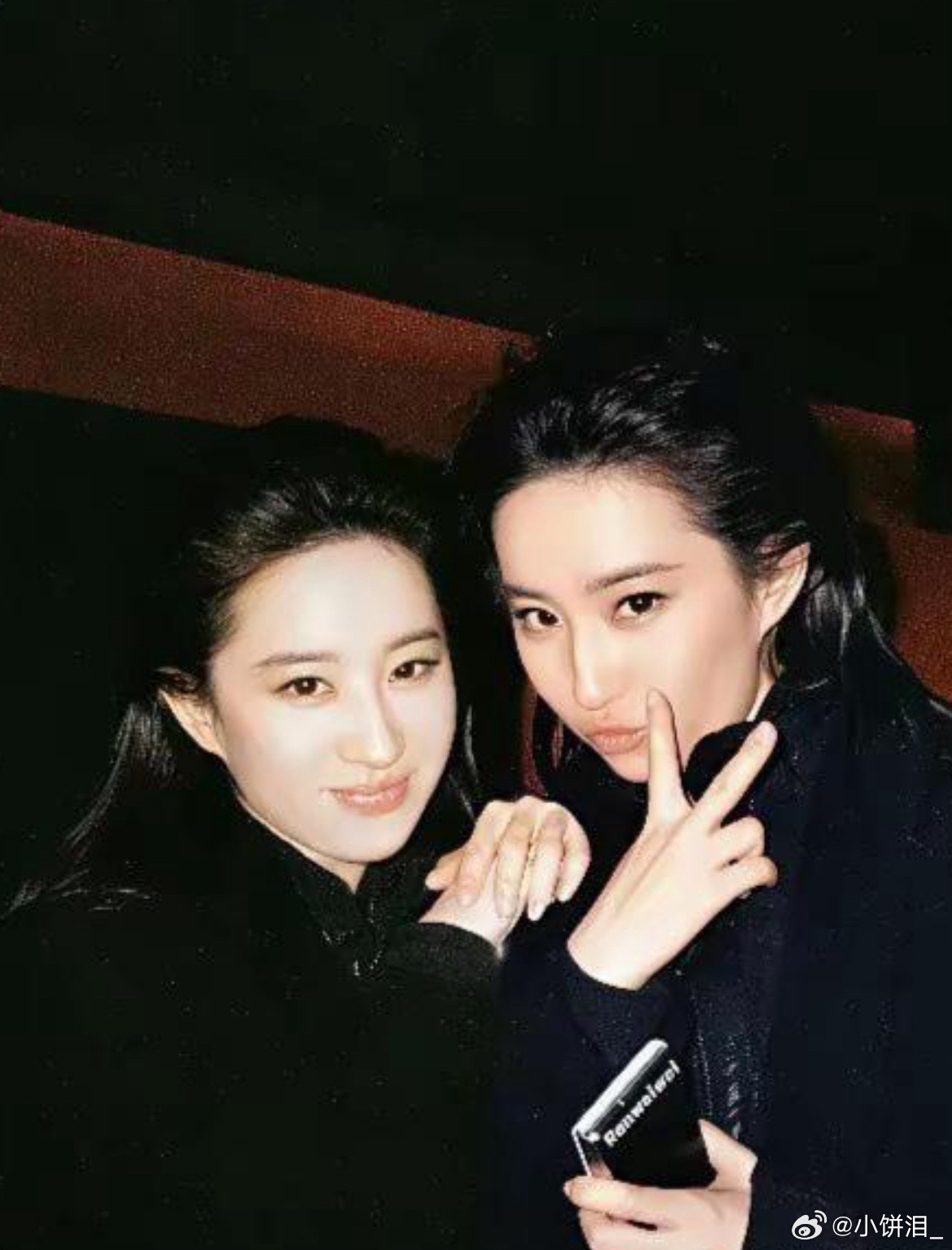 刘亦菲本尊和替身杜雨宸的合影，你能分清吗？