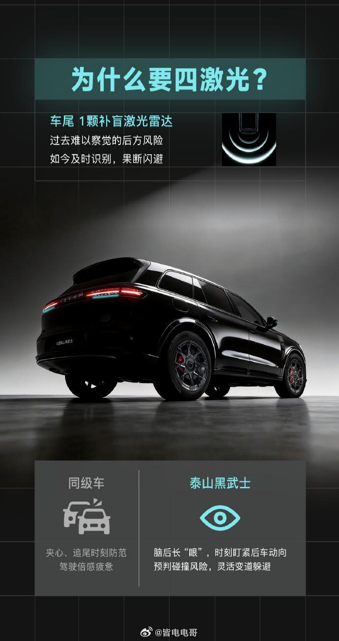 岚图泰山黑武士新官图，总结一下：帅这组图其实是官方讲解，分析了岚图泰山黑武士为什