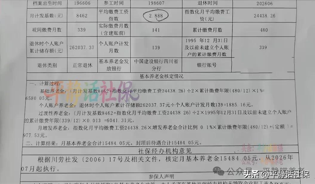 企业退休达到1万5的有几人，不多，但确实有人做到了！四川实例这是四川省最新的养
