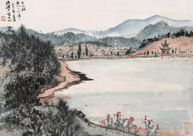 陆俨少笔下壮美的云水山川。遇见艺术这就是中国风