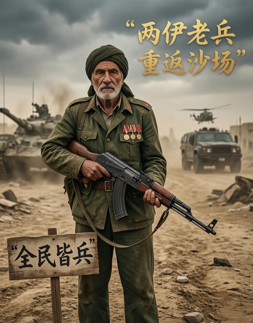 老兵归来：花甲之年再披战甲，全民抵抗意志刺破霸权幻象德黑兰时间3月4日，伊朗