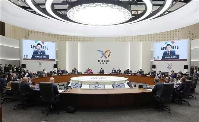 两年前还在病房里挂着点滴，如今却站在APEC圆桌最中间——李在明这波翻身，比韩剧