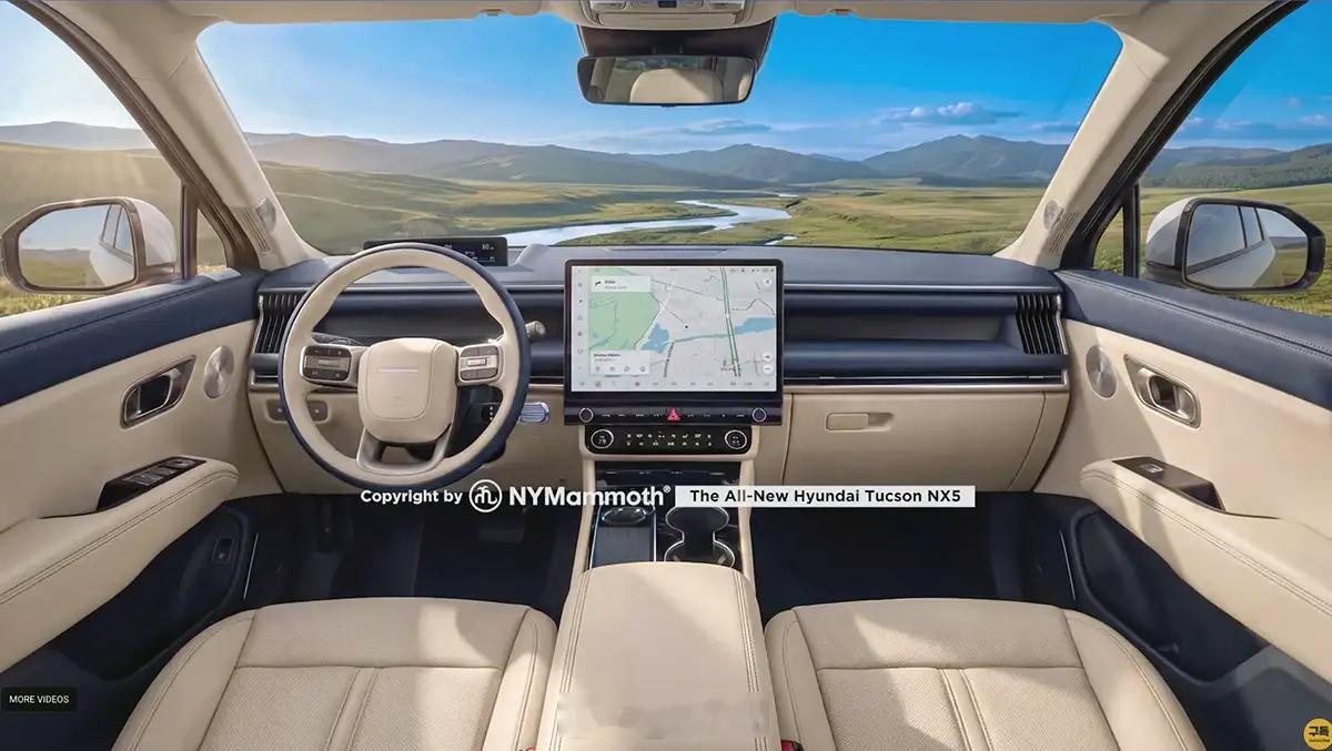 现代新途胜&新胜达渲染图都要上新了！图1至图3为现代新途胜渲染图，图4至图6为