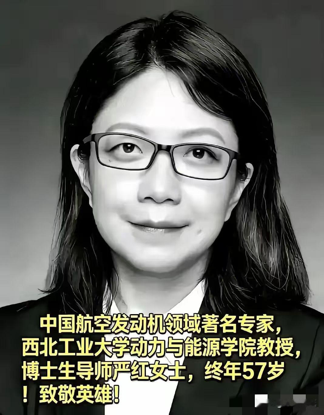 真的破防了，3月24日，西工大博导严红，死磕航空发动机的核心专家，也悄然离去了。