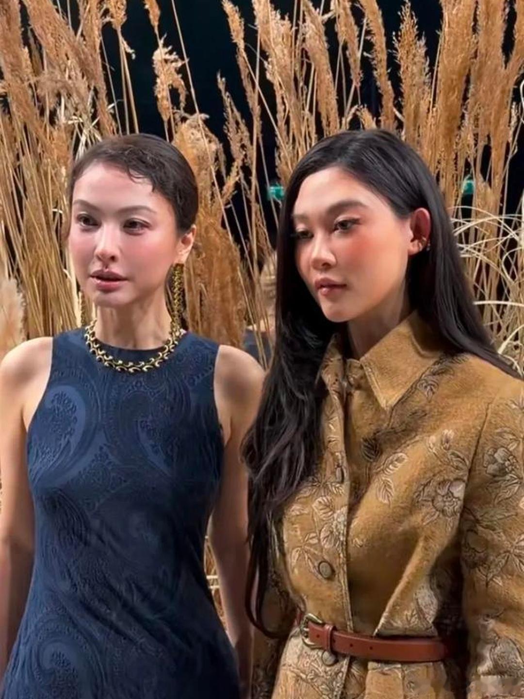 现在全网最意外的人就是吴昕了吧。不是因为裙子颜色抢眼，也不是因为单纯瘦了多少，而是她在米兰以短发出场
