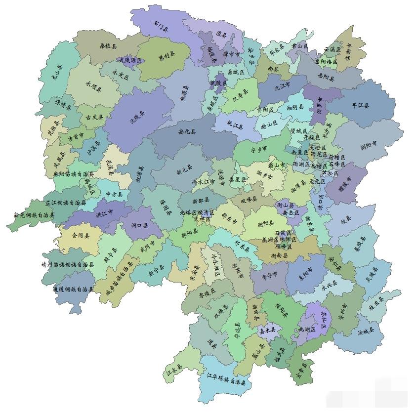 湖南面积最大的县真是肉眼可见！