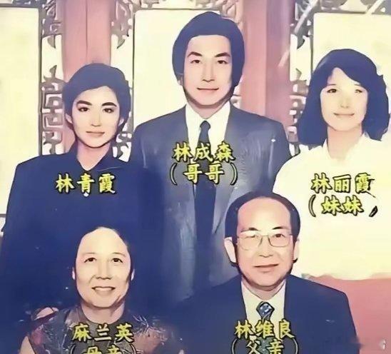 我感觉，基因这个东西，真的很神奇，你看林青霞和她的兄弟姐妹，她长得很好看，是东南
